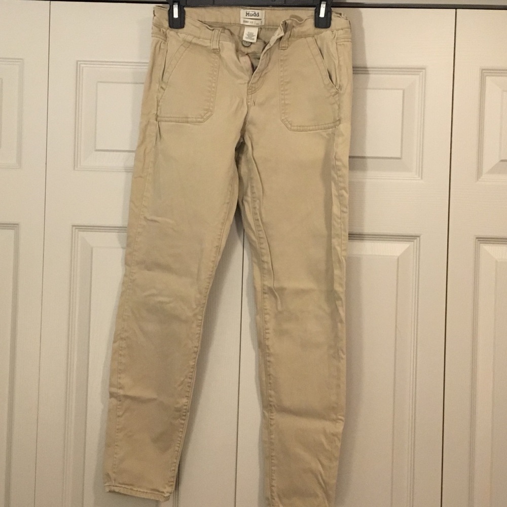 Khaki Skinny Pants
